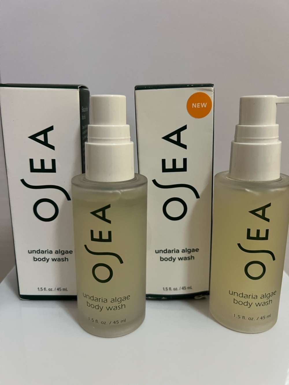 2 pcs x OSEA Undaria Algaae Body Wash 1.5fl oz/45ml each, New
